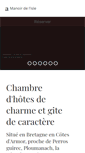 Mobile Screenshot of manoirdelisle.com